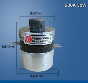 200K piezoelektryczny przetwornik ultradźwiękowy o wyższej częstotliwości, czyszczący przetwornik piezoceramiczny