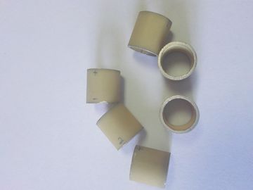 Piezoelektryczna płytka ceramiczna z rurką i pierścieniem Dobra odporność na ciepło dla detektorów ultradźwiękowych
