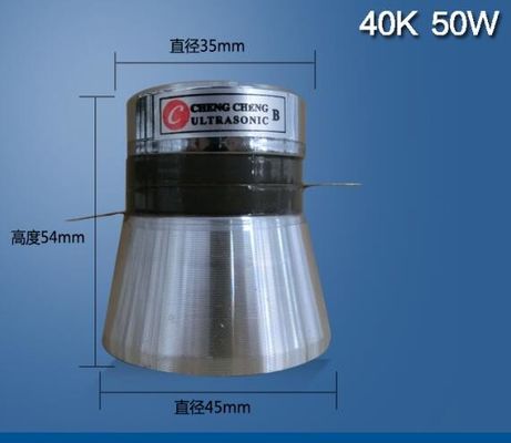 50 W 40K Piezoelektryczny przetwornik ultradźwiękowy do czyszczenia zbiornika