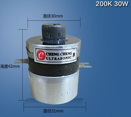 Piezoelektryczny przetwornik ultradźwiękowy o wysokiej częstotliwości ze stali nierdzewnej 200k