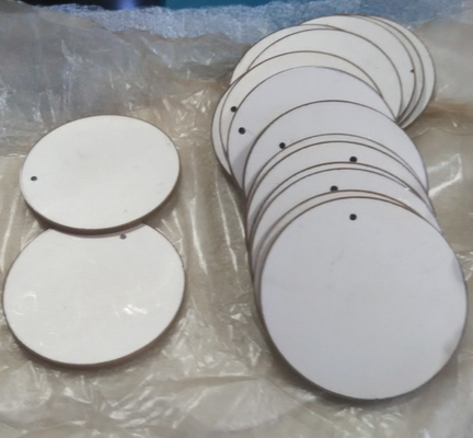 Okrągły lub pierścieniowy kształt 240pf piezoelektryczna płyta ceramiczna P8 lub P4