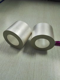 Pierścienie cylindryczne Okrągłe piezoelektryczne dyski ceramiczne Pozytywne i negatywne z jednej strony