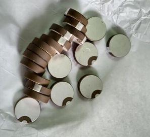 Okrągły element ceramiczny piezoelementu Biegun dodatni i ujemny z jednej strony